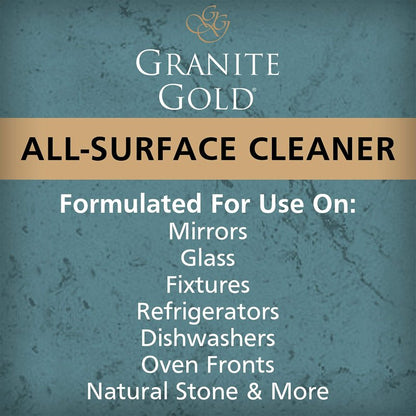 Granite Gold All-Surface Cleaner Spray, Household Cleaning For Stainless Steel, Glass, Quartz, Marble Surfaces, 24 Fl Oz, 1 Count