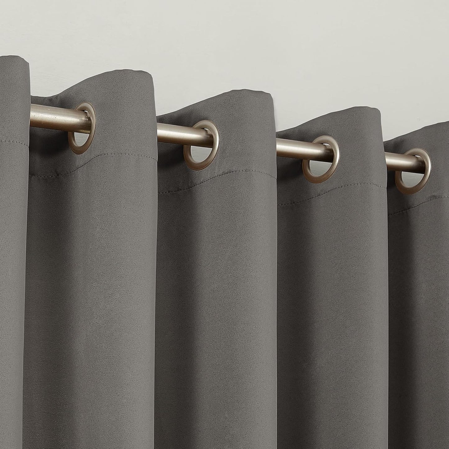 Sun Zero Barrow Grommet Curtain Single Panel, Energy Efficient