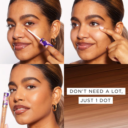 tarte maracuja creaseless full-coverage concealer – Waterproof Longwear with Vitamin C to Hydrate look of Dark Circles, Blemishes & Discoloration, Vegan & Cruelty Free