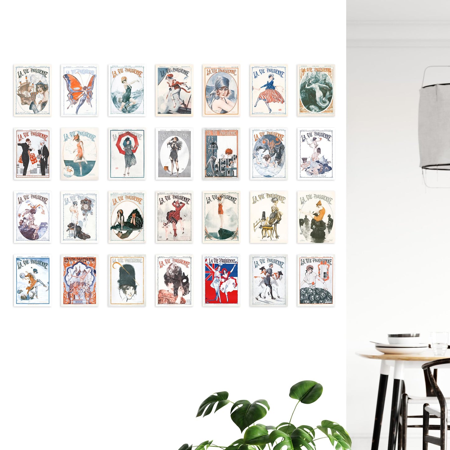 Artery8 50 Pcs French Music Theatre Arts Aesthetic Collage Kit La Vie Parisienne Wall Art Prints A6 Set Pack 14.8 x 10.5 cm (5.8 x 4.1) Room Decor Poster Collection