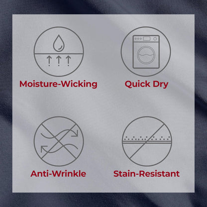 Mellanni Twin Sheets Set - 3 PC Hotel Luxury Bedding | Extra Soft, Cooling, Wrinkle-Resistant (Navy Blue)