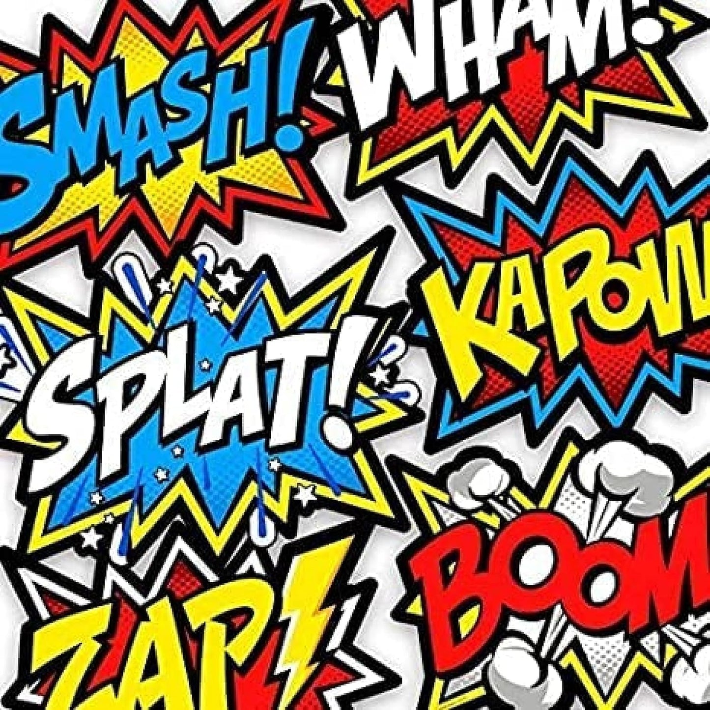 Bigtime Signs 12 Pieces Super Hero Stickers - Superhero Party Decorations for Birthday - Themed Party Favors