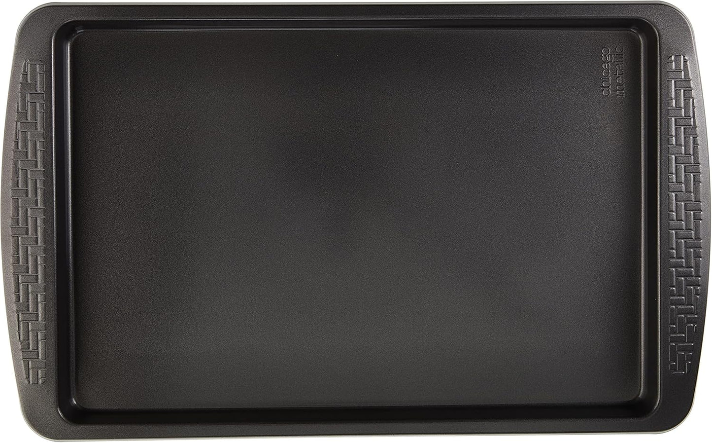 Chicago Metallic Everyday Non-Stick Medium Baking Cookie Sheet, Perfect for Cookies, One-Pan Meals, Gray