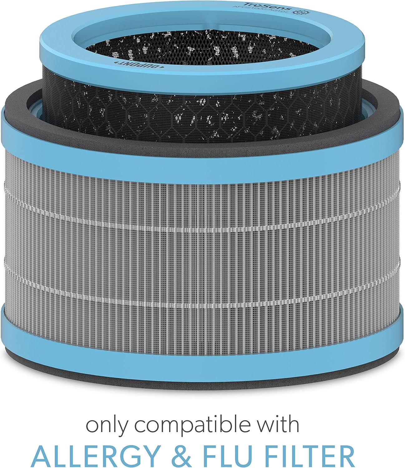 TruSens DuPont Replacement Carbon Filter for Small Z-1000 Allergy & Flu | 1 Pack