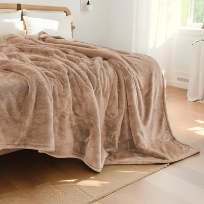 Electric Heated Blanket Full Size 72"x84", Cozy Large Oversized, 5 Heating Levels & 10 Hours Auto Off, Cozy for Bed, Sofa, & Office, Machine Washable, Purple