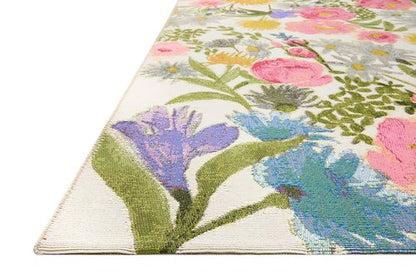 Loloi Botanical Collection BOT-01 Ivory/Multi 2'-5" x 3'-11" Accent Rug