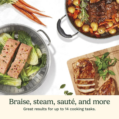 Cuisinart Preferred Pan 4-Pc Set - Nouveau Navy (4.5 Qt. Multi-Purpose Pan w/Cover, Steamer, Slotted Turner)
