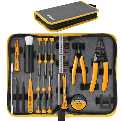 Hi-Spec 56pc Electronics Repair & Opening Tool Kit Set for Laptops, Devices, Computers, PC Building & Gaming Accessories. Precision Small Screwdrivers with Pry Tools