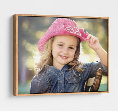 P&L ART. Personalized Custom Canvas Prints: Photo On Canvas Transform Your Photos into Stunning Framed Wall Art Digitally Printed Photo To Canvas Ideal for Home Decor Gifts Keepsakes Beige 16X24