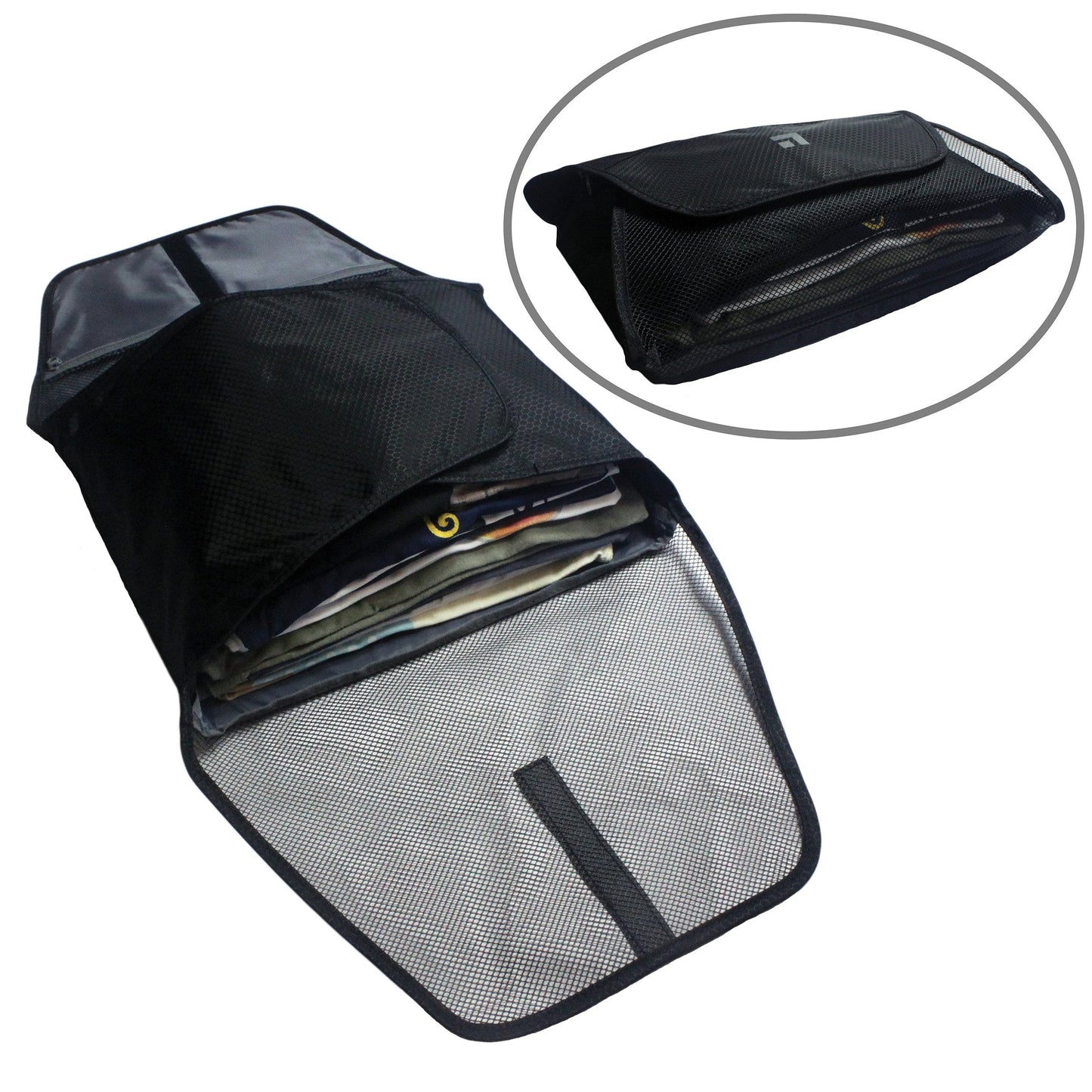 Slate Travel Garment Folder - 17" Packing Folder - Wrinkle Free Luggage Organizer