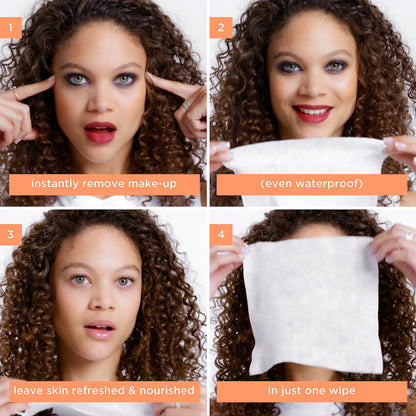 Simple Facial Wipes Protect N Glow Cleansing Bio 20 EA (Pack of 3)