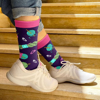 Gift for Crocheters - Versatile Knitting Socks for Women, Ideal Crochet Gifts for Crochet Lovers, Unique Knitting Presents For Any Occasion, Designed with Love for Knitters