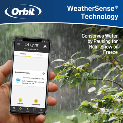 Orbit 57950 B-hyve 12-Zone Smart Indoor/Outdoor Sprinkler Controller