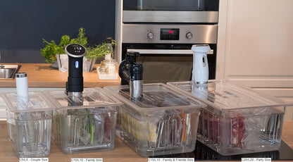 LIPAVI C10L-GO Lid for LIPAVI C10 Sous Vide Container - Precision Cut-Out for Various Models