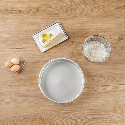 Restaurantware-Met Lux 10 x 2 Inch Straight-Sided Baking Tin, Round Cake Pan for Layer Birthday Cake