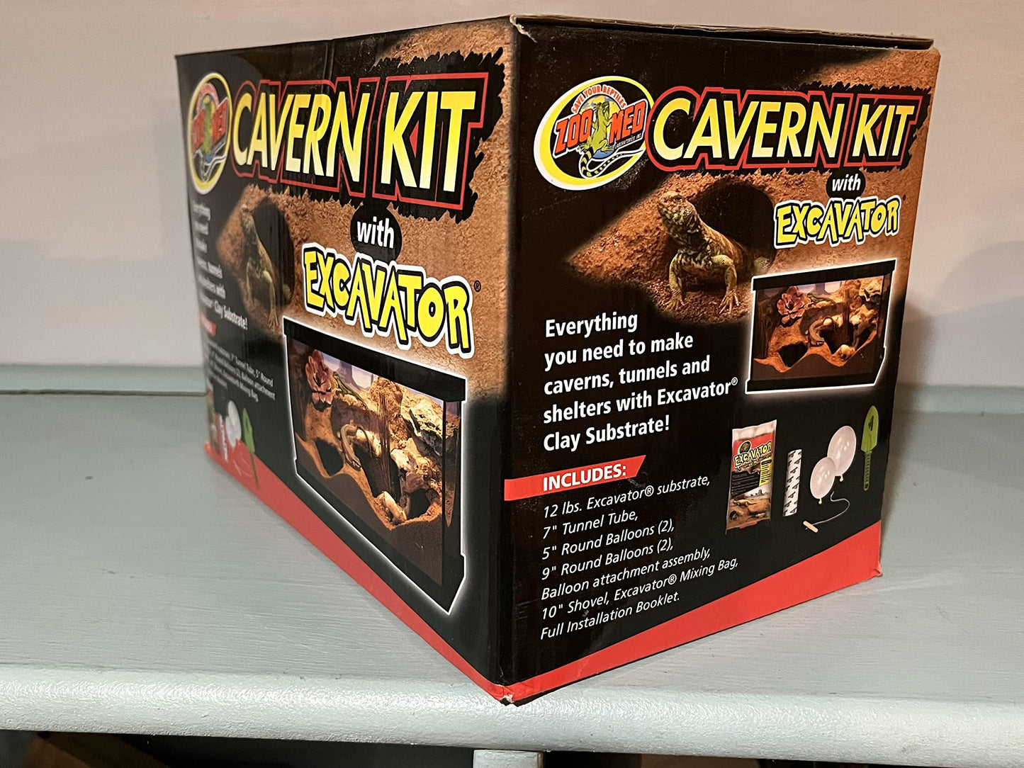 Zoo Med Cavern Kit with Excavator