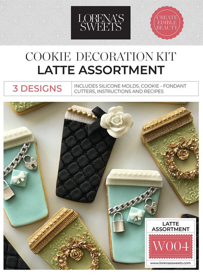 Lorena's Sweets Cookie Decoration Kit Latte Assortment