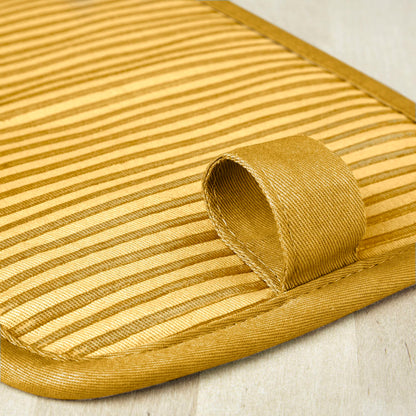 KitchenAid Beacon Two-Tone Non-Slip Pot Holder Set, Majestic Yellow, 7"x10", 2 Piece