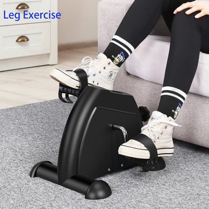 Pedal Exerciser Mini Exercise Bike for Leg and Arm Low Impact Exercise