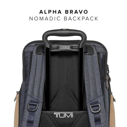 TUMI - Alpha Bravo Nomadic Backpack - Men's Durable Carry On Bag - 18.8" X 15.0" X 9.0" - Fits up to 15" Laptop - Black