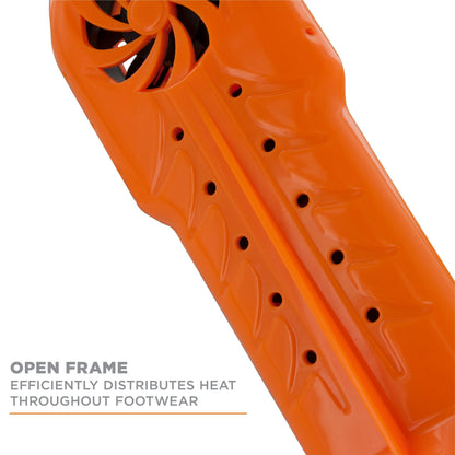 DryGuy Unisex's Travel Dry DX Shoe Dryers, Orange and Black, One Size
