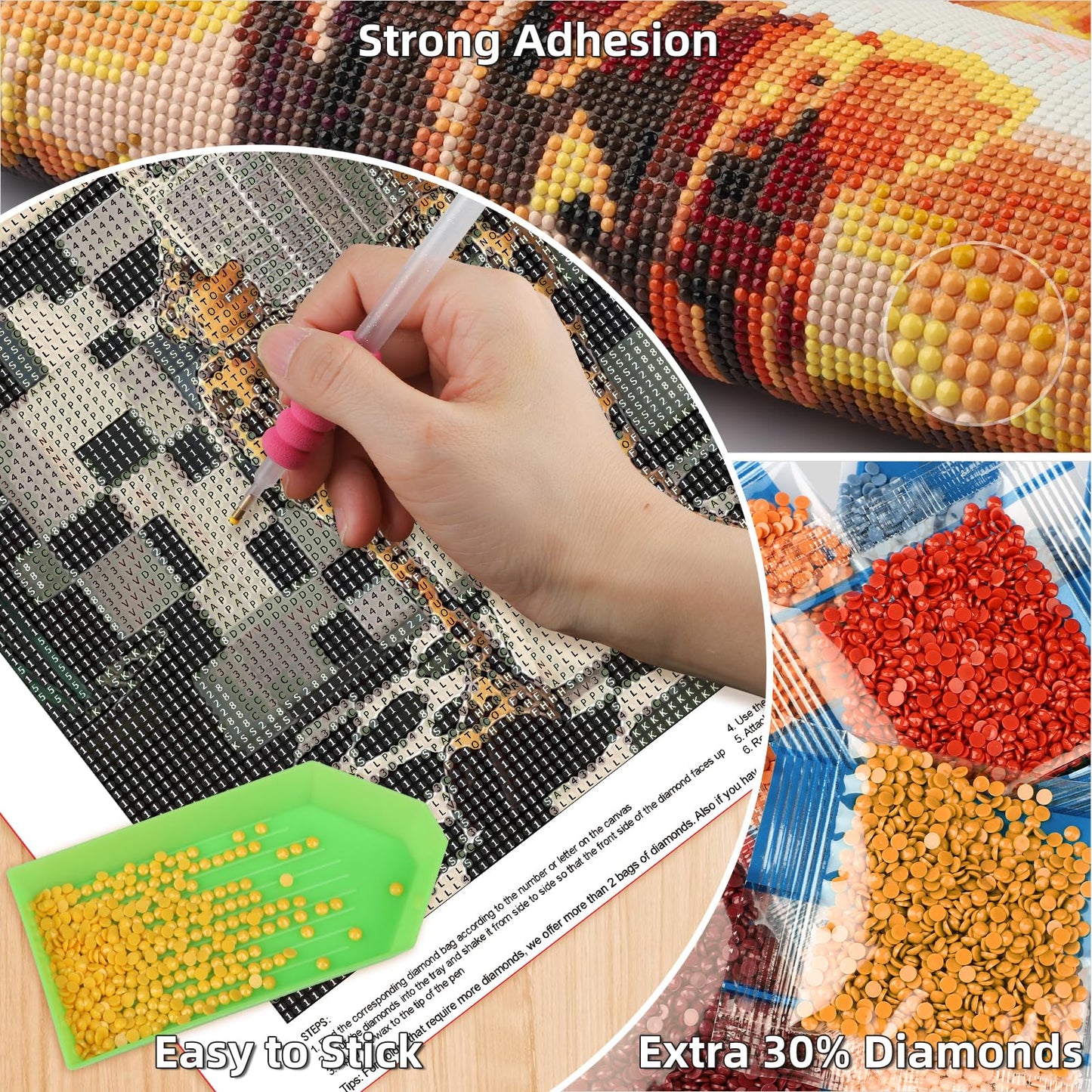 Lxmsja Giraffe Diamond Art Kits for Adults, Bathroom Diamond Painting Kits for Beginners, 5D DIY Full Drill Gem Art Crafts for Adults, Home Wall Decor 12x16 inch
