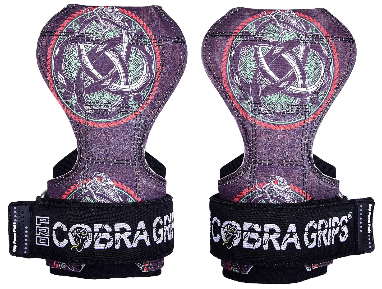 Cobra Grips PRO Weight Lifting Gloves Heavy Duty Straps Alternative Power Lifting Hooks for Deadlifts Adjustable Neoprene Padded Wrist Support Bodybuilding