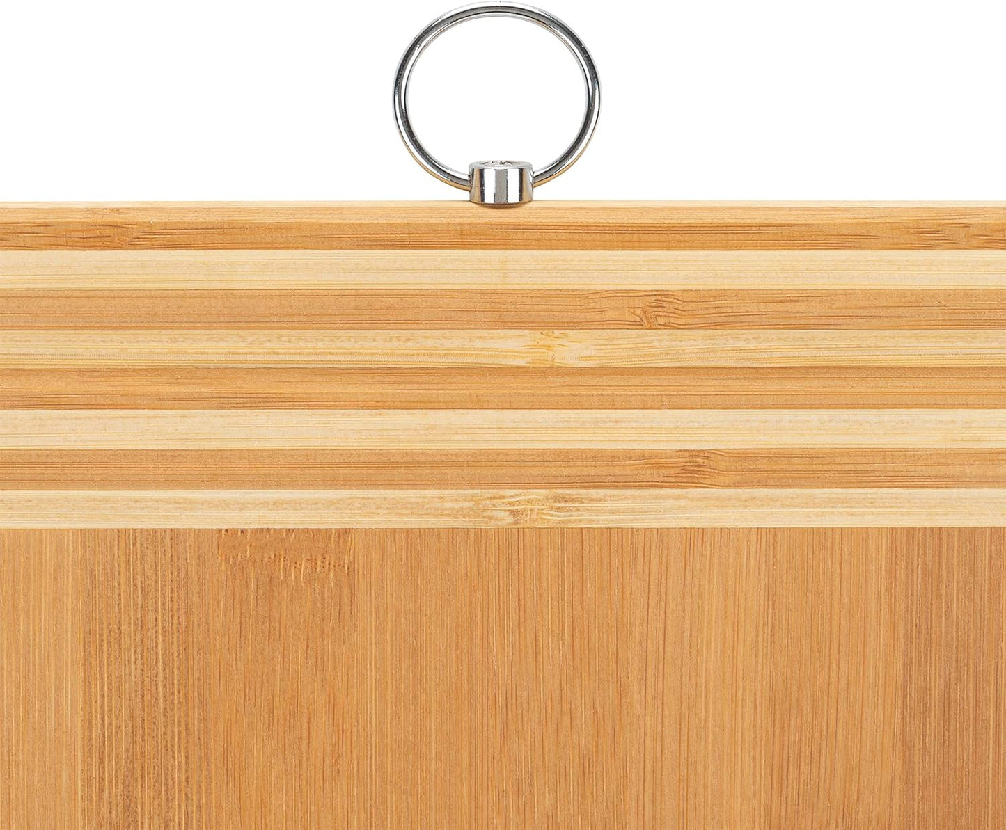 Kitchen Details Bamboo Cutting Board, Large Dual Sided Ultra Thick Cut Resistant with Drip Edge