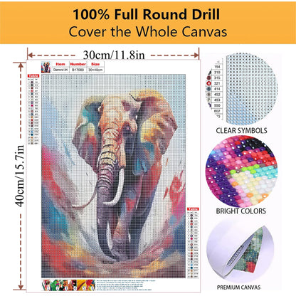 Mowana 6 Pack Animals Diamond Art Kits for Adults- Diamond Painting Kits for Adults Beginners, 5D DIY Full Rhinestone Gem Art for Adults Wall Decor and Gift 16x12inch