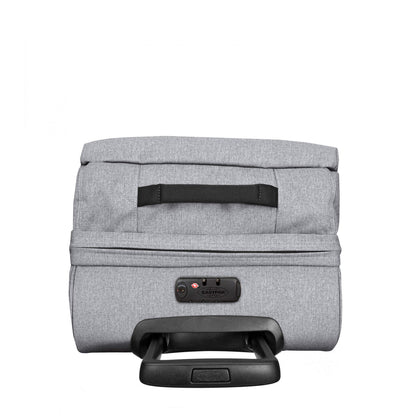 Eastpak Tranverz L – 121L Large Wheeled Luggage with Dual Compartments, TSA Lock, Compression Straps & Smooth-Wheeling System, Sunday Grey