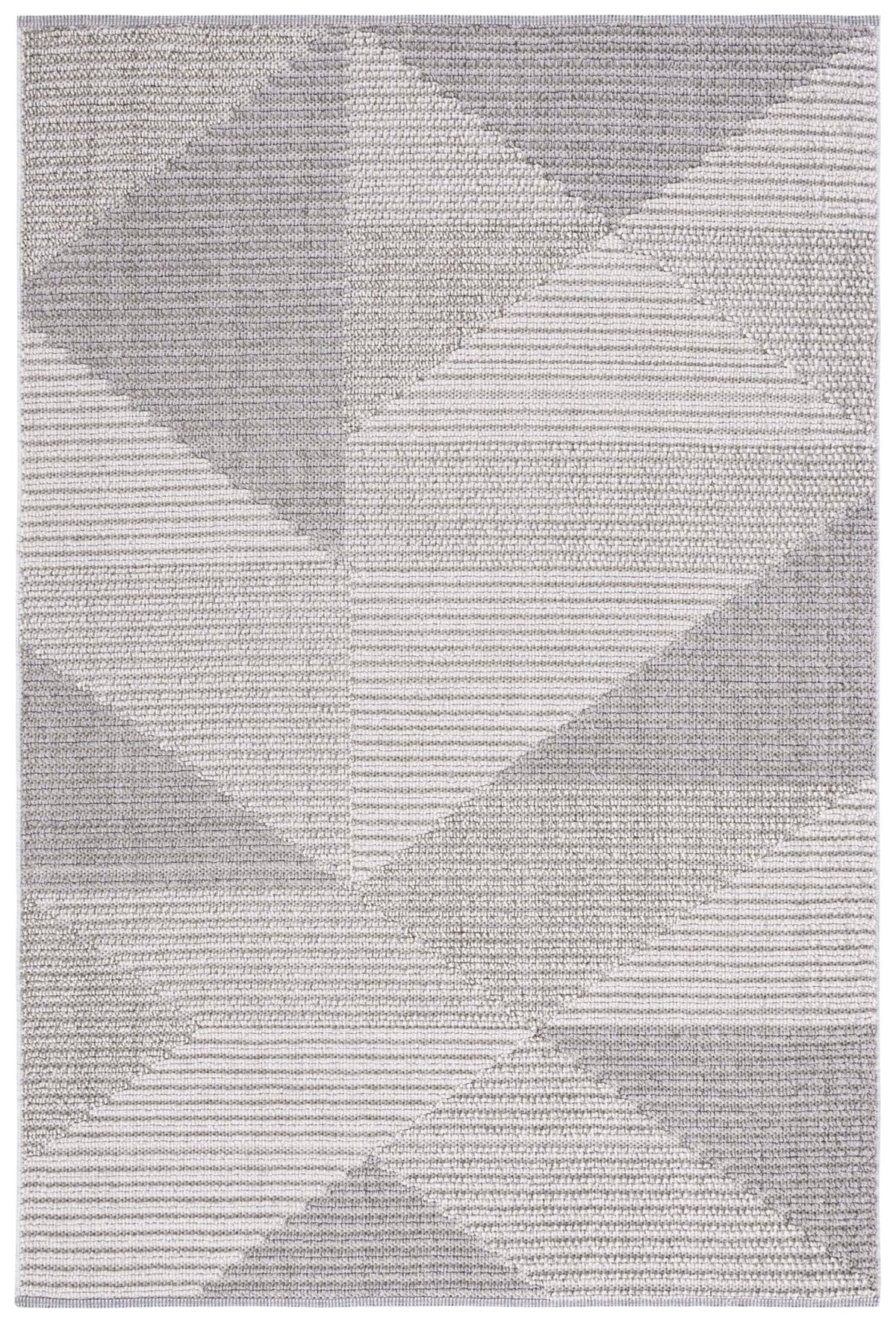 SAFAVIEH Area Rug 9x12 - Global Collection - Large - Light Grey & Grey, Non-Shedding & Easy Cleaning, Ideal for Living Room, Bedroom, Office, Dining Space (GLB400F)