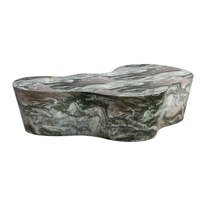 Slab Grey/Blush Faux Marble Coffee Table