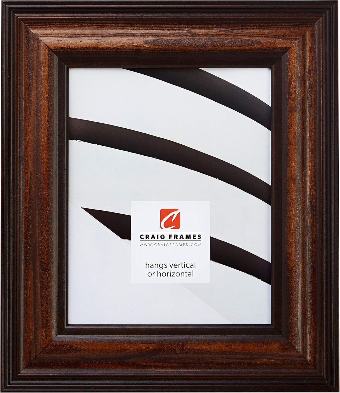 80826200, 5 7-Inch Craig Frames Dark Walnut Brown Picture Frame, by