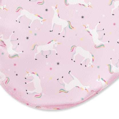 SwaddleMe Easy Change Swaddle – Size Small/Medium, 0-3 Months, 2-Pack (Unicorn Universe)