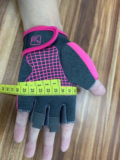 Biking Gloves Kids Boys Girls Cycling Exercise Half Finger Fingerless Gloves Child Motor Bike Riding Anti-Slip Weight Lifting Bikes Workout Climbing Bicycle Glove Gym Skate Glove