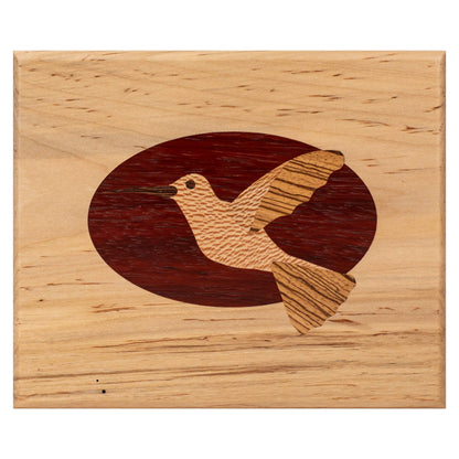 Hummingbird Inlay 3"- Acrylic Router Inlay Templates for Precise Wood Inlay Designs by Tarter Woodworking (MLIS) Multiple Layer Inlay System, Guaranteed to Work with Router Inlay kit, Made in USA
