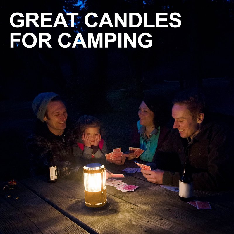 UCO 12-Hour Natural Beeswax, Long-Burning Candles for UCO Candle Lanterns and Emergency Preparedness, 9-Pack