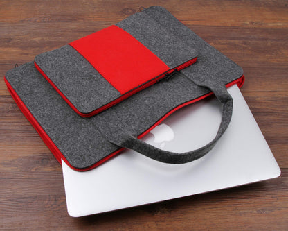 Felt Case Painting Carrying Laptop Case Shockproof Storage Led Light Pad Bag 14.5 x 10.75 Inch Painting Board Leaf Look Weeding Light Box Tools Accessories (For Small Size Light Pad)
