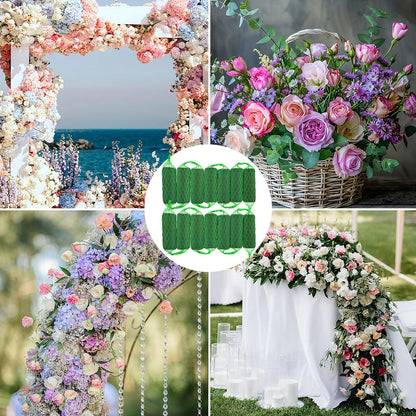 9.2Ft Flower Sponge Blocks Kit 14Pcs Floral Foam Garland – Flexible Flower Holder for Fresh & Artificial Flowers, Wedding Arch, Home & Garden Decor