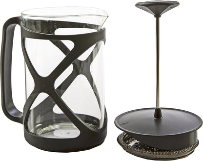 Primula 6CUP Tempo Rich, Non-Bitter Coffee - French Press Design, Easy to Use, Makes 6 Cups, Black