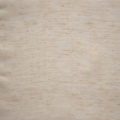 No. 918 Amalfi Linen Blend Textured Semi-Sheer Curtain Panel - 54" x 84", Ivory, Rod Pocket Design