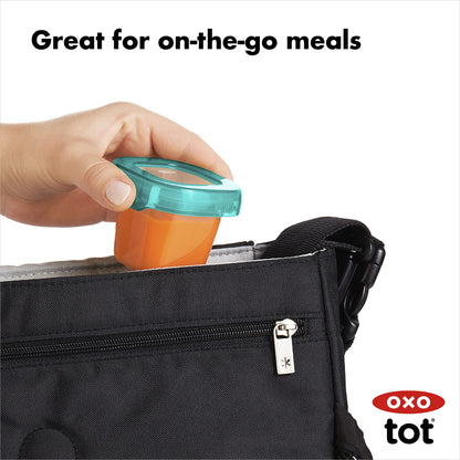 OXO Tot Baby Blocks Freezer Storage Containers 2 Oz - Teal
