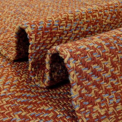 LEEVANG Small Bathroom Rug, 2' x 3' Washable Woven Low Profile Terra Reversible Mat for Home Decor