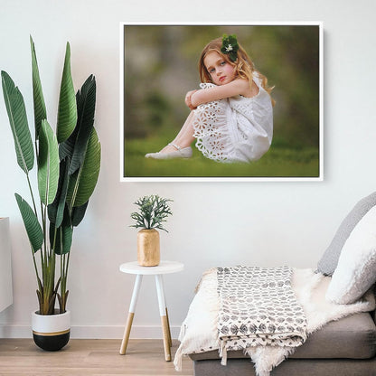 P&L ART - Personalized Custom Canvas Prints | Transform Your Photos into Stunning Wall Art - 8x10 White
