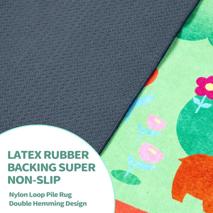 5x7 Safe(60"x80") Baby Play Mat for Floor, FT Non-Slip Nursery Rug, Extra Thick Large Area Kids Rugs, Kids Mat