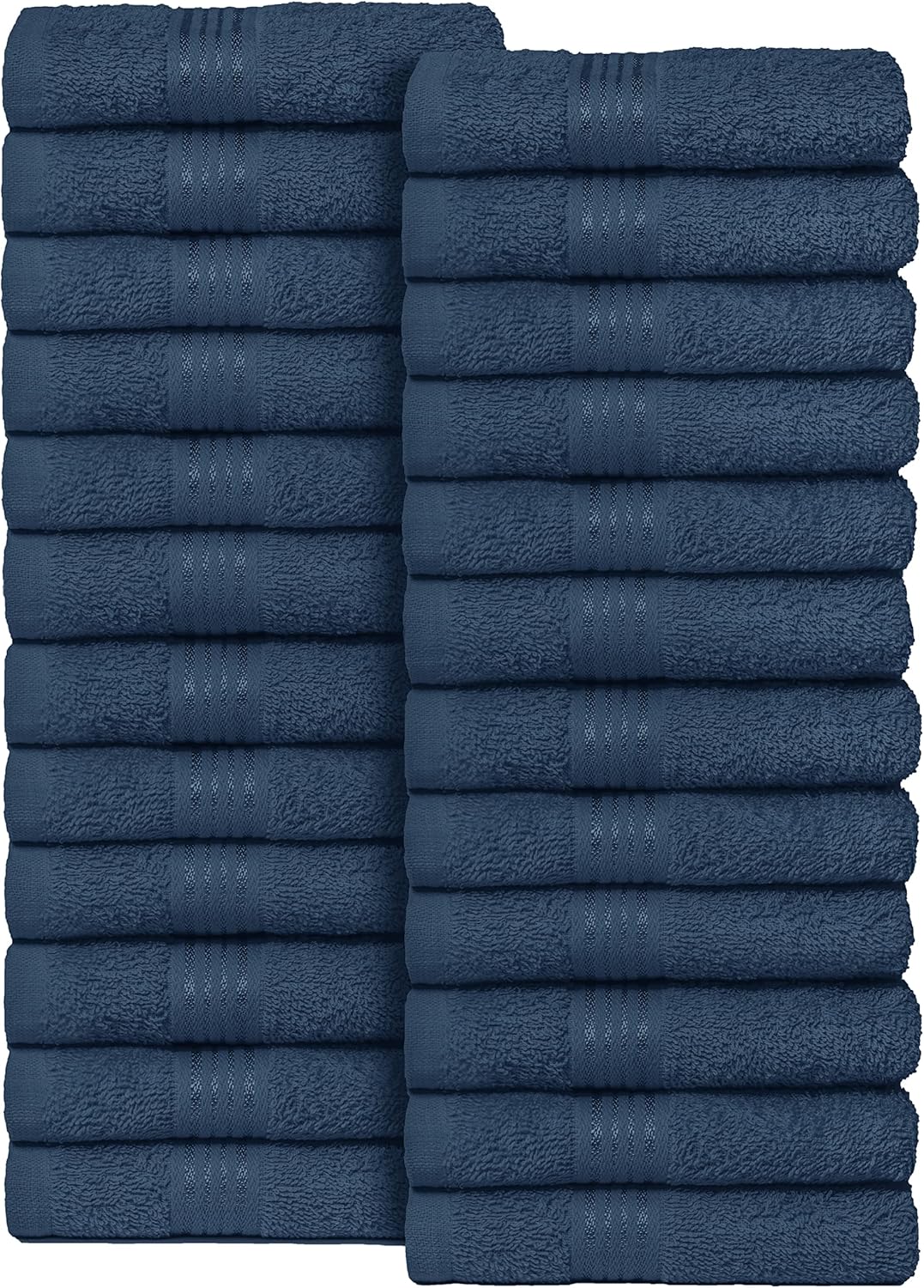 Belizzi Home 24 12x12 inch, Ultra Soft Cotton Washcloths, Contains Piece Face Cloths Ideal for Everyday use Face
