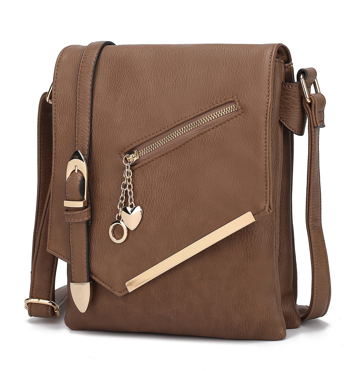 MKF Collection Crossbody Bags for Women, Sling bag Vegan Leather Shoulder bag Ladies Small Purse Handbag by Mia K