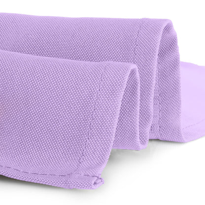 Gee Di Moda Fitted Tablecloth - 72 x 30 Inch Lavender Fitted Table Cloth for 6 Foot Rectangle Table - Heavy Duty Washable Fabric - for 6 Ft Buffet Table Holiday Party Dinner Wedding & Trade Show