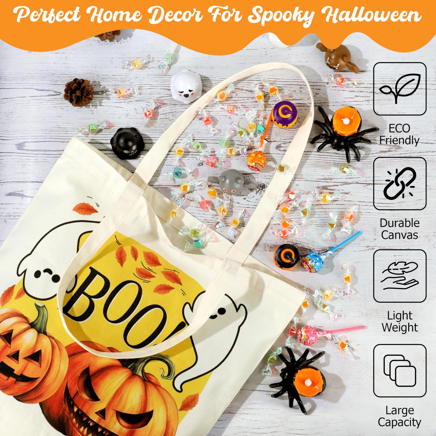 SiplyHaven Boo Basket Stuffers for Women 8 Halloween Gifts Basket for Women Spooky Gift Set for Her Daughter Sister Friend Adults Family Neighbors