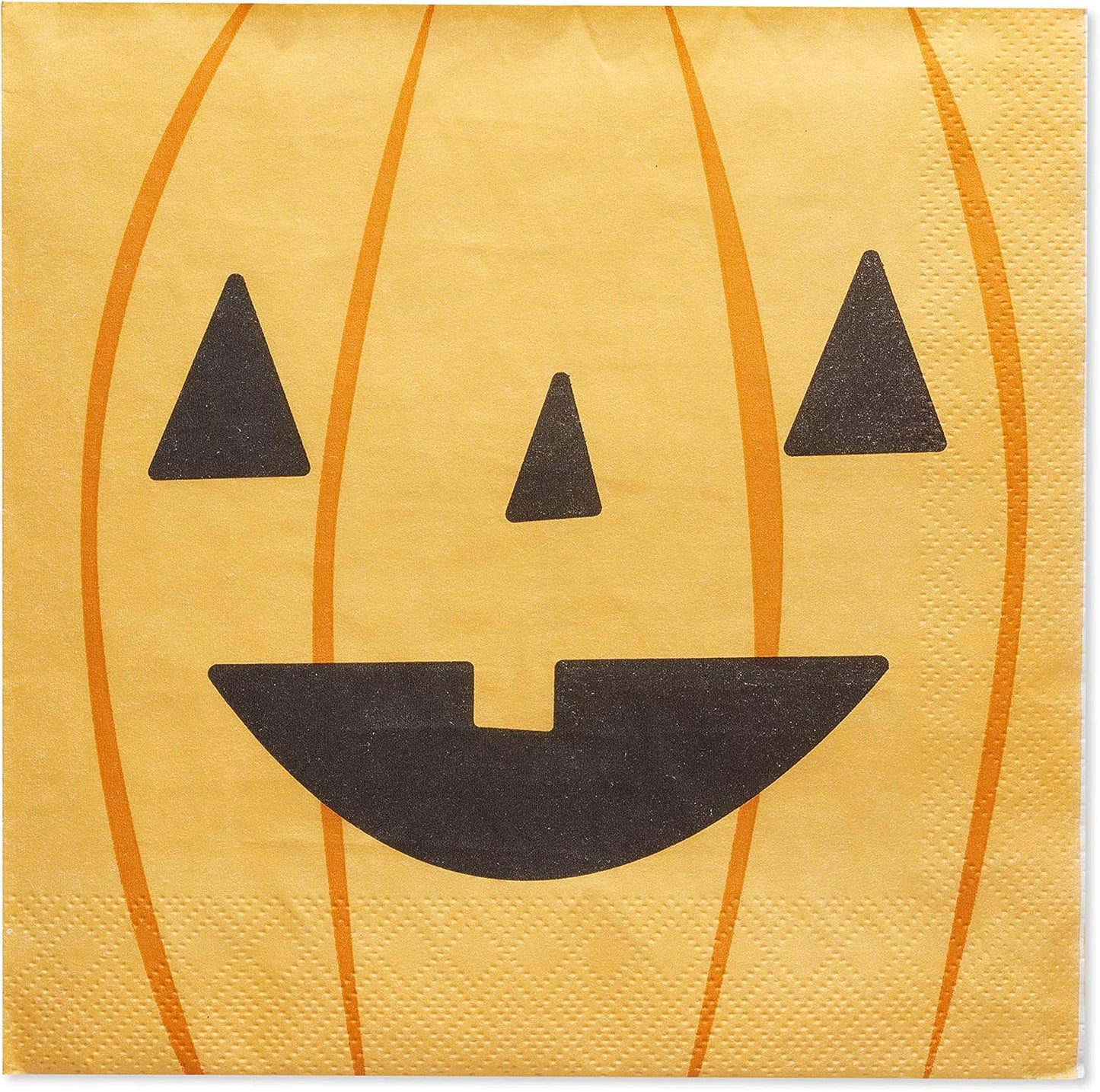 American Greetings 50-Count Lunch Napkins - 6.5 in. x 6.5 in. Pumpkin Halloween Party Supplies